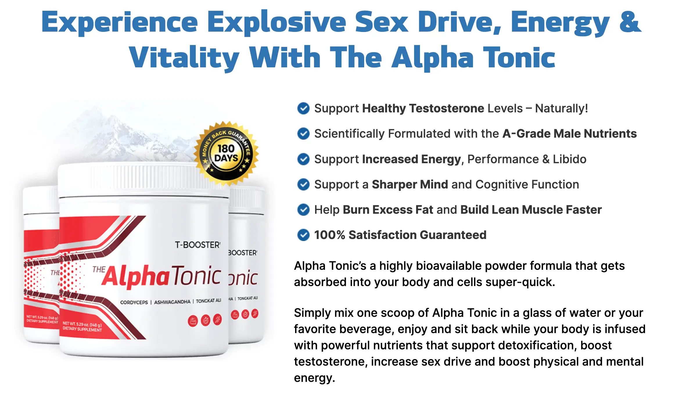 alpha tonic benefits